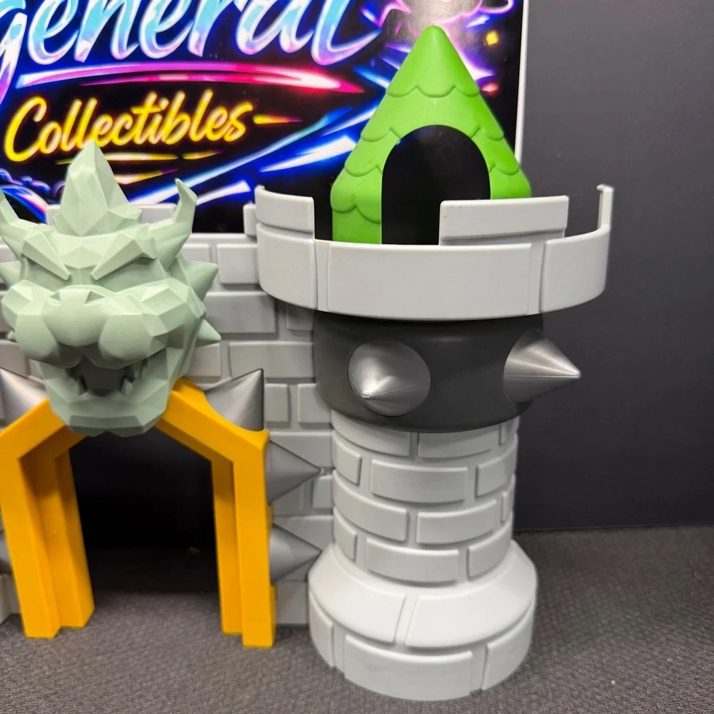 KNEX Super Mario Bowsers Castle Entrance Facade Replacement Part 0513098 Grey